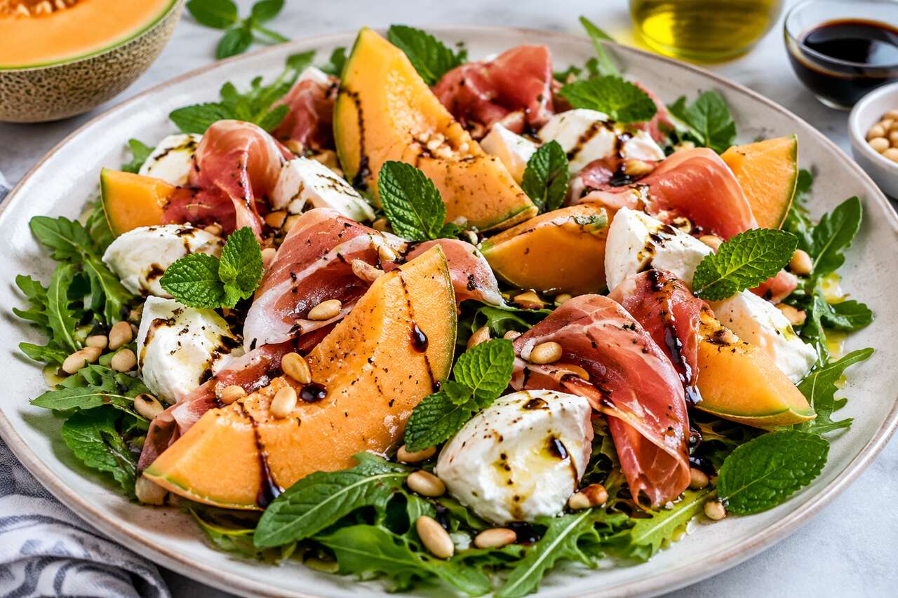 Salade fraîcheur : recette au melon charentais