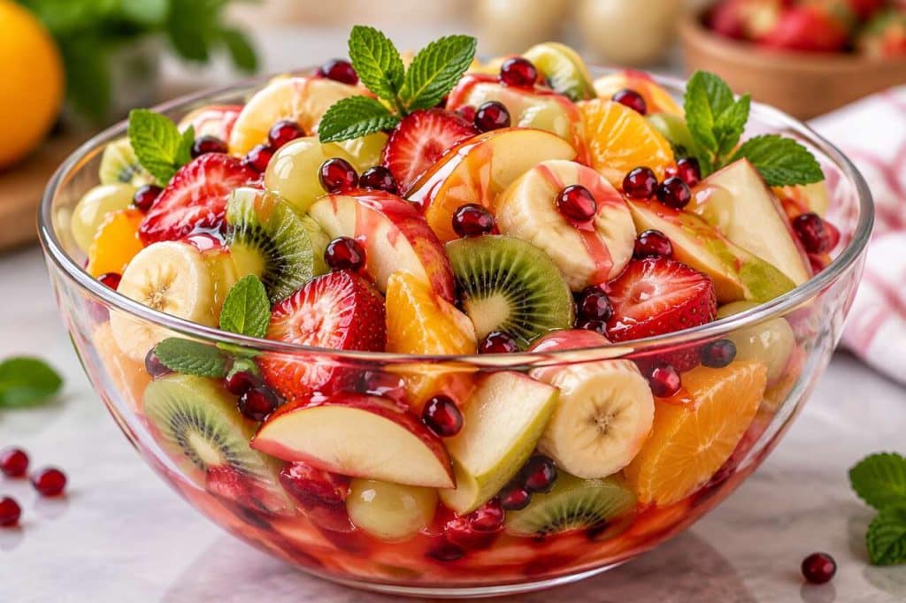 Salade de fruits à la grenadine : une recette rafraîchissante