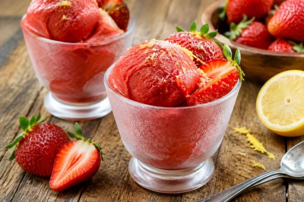 Sorbet fraise au Companion : recette facile et rapide