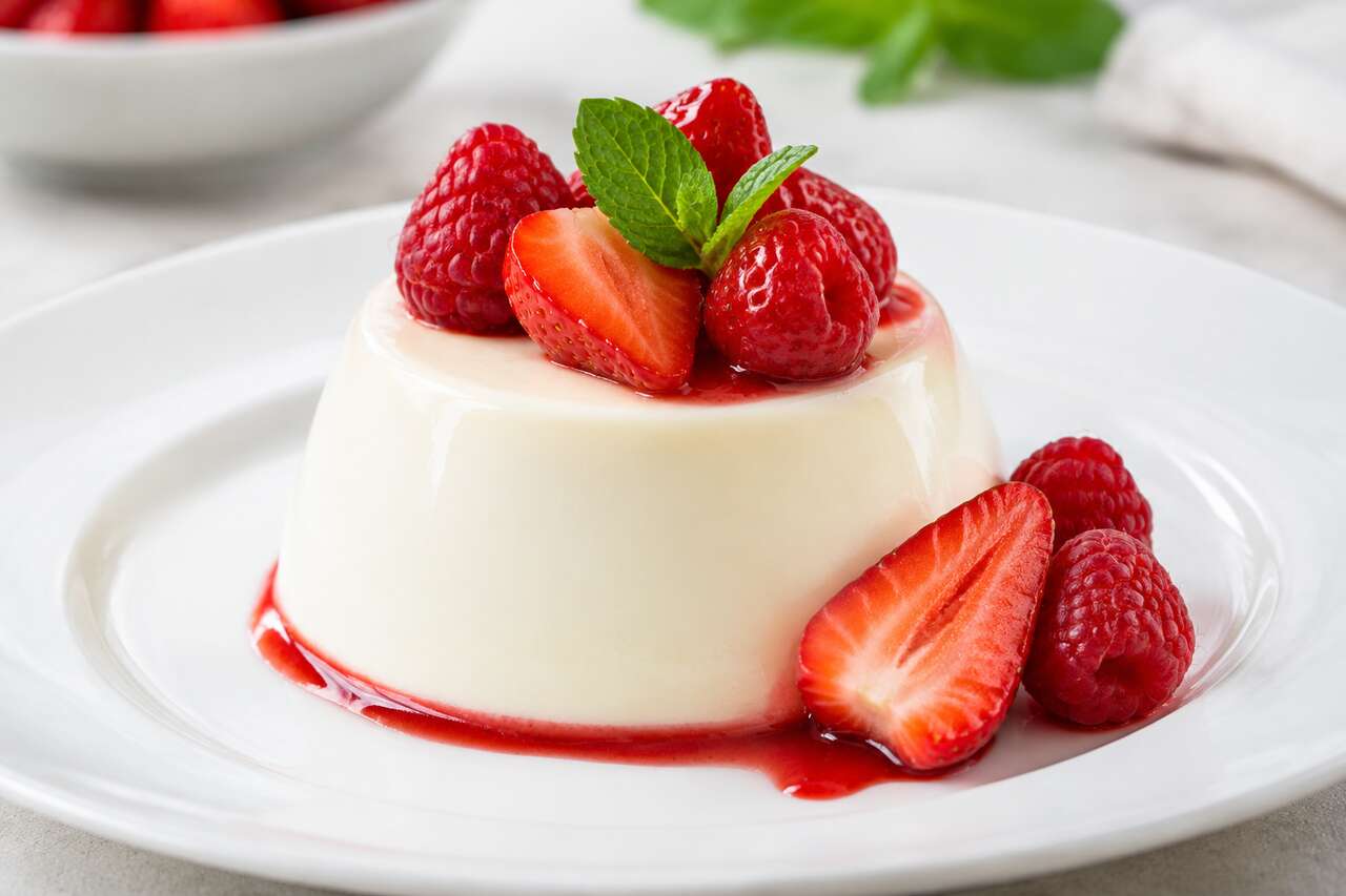 Panna cotta aux fruits rouges : recette facile et savoureuse