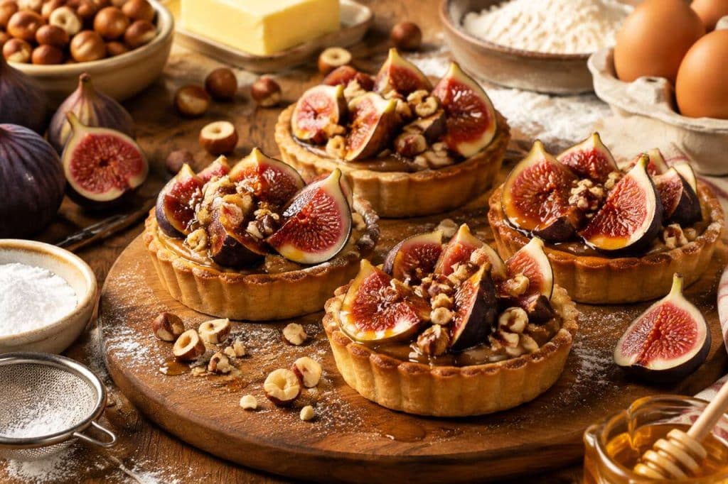 Tartelettes aux figues et praliné de Thierry Mulhaupt