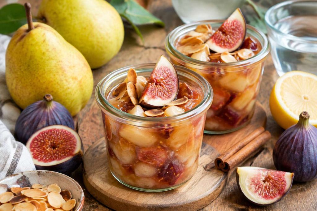 Compote légère aux poires et figues : recette facile