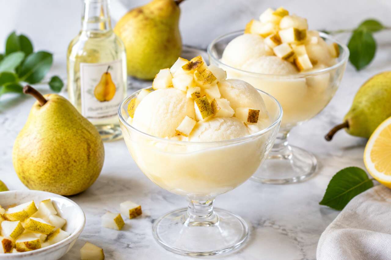 Recette de sorbet à la poire Williams : fraîcheur garantie